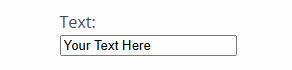 Enter text