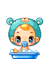 Blue Baby Tub Picture