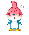 Penguin Pink Head Picture