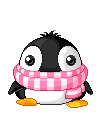 Penguin Pink Scarf Picture