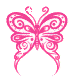 Baby Pink Butterfly Picture
