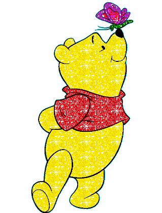 Pooh Smells Flower